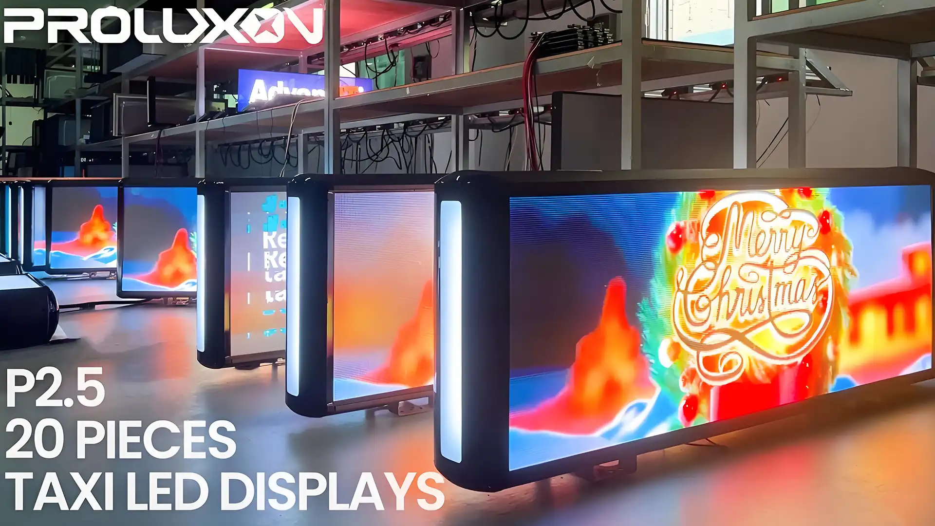 DOUBLE-SIDED TAXI TOP LED DISPLAYS