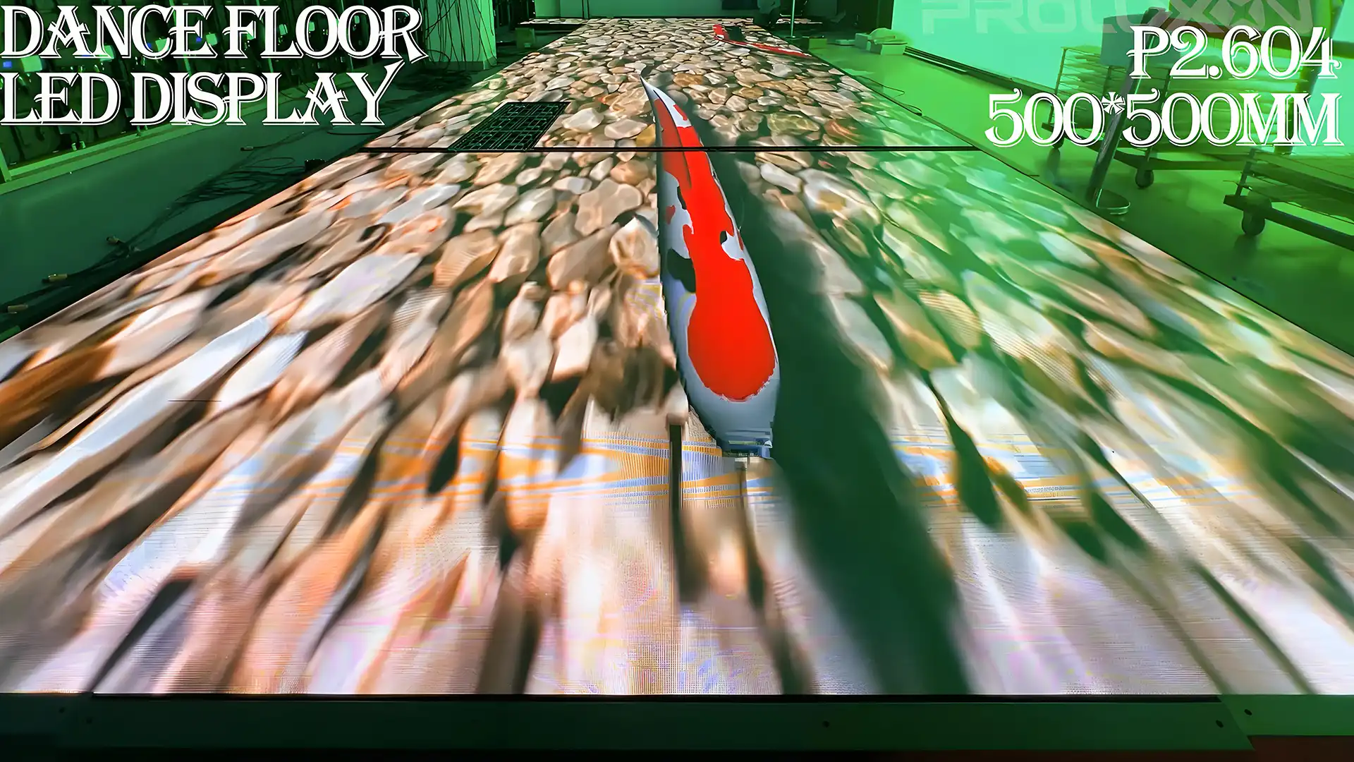 Intelligent Interactive Floor LED Displays