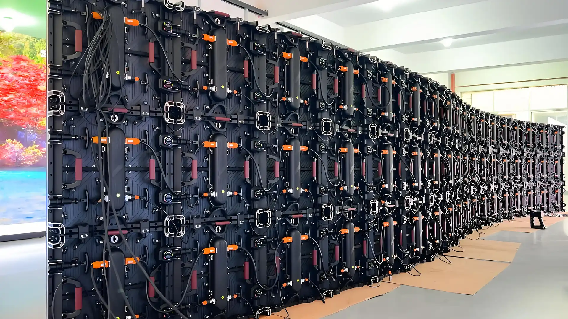 Curved Rental Outdoor LED Display Video