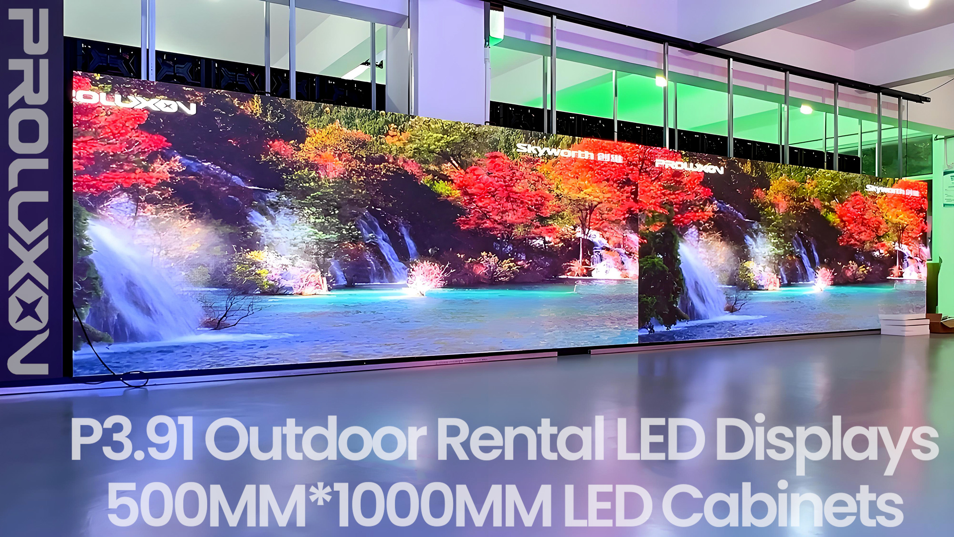 P3.91 Outdoor Rental LED Displays Video