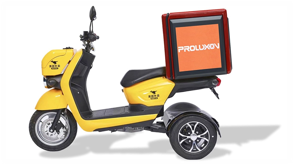 LED Delivery Box Display Screens For Motorcycle