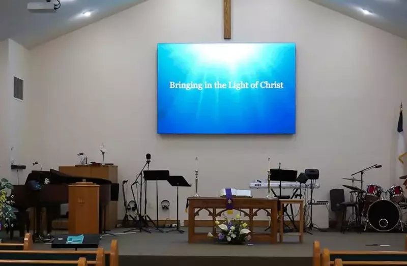 LED Screen Digital Signage For Church