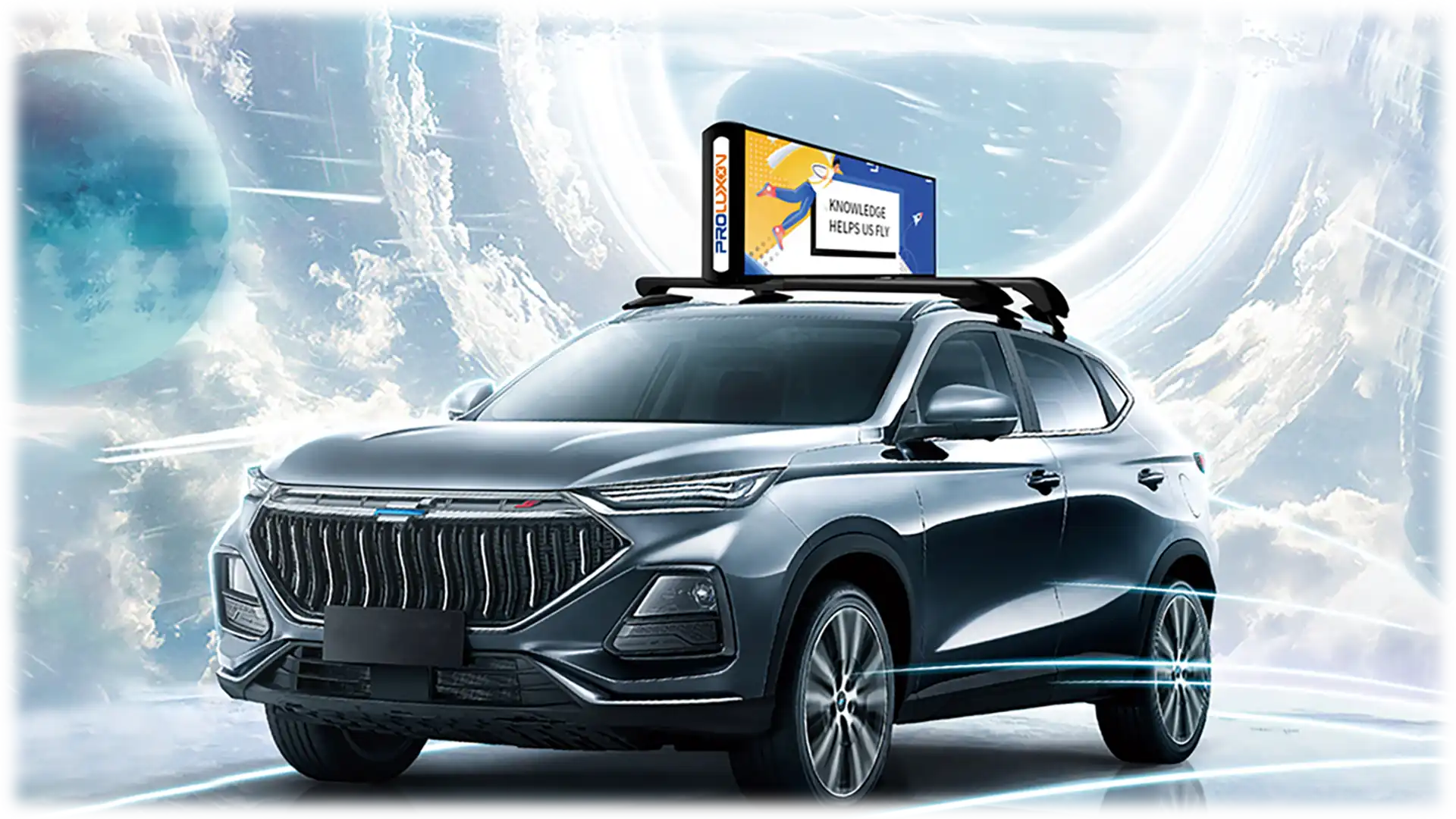 Taxi Top LED Display | Mobile Digital Taxi Signage Advertising