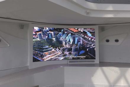 Indoor Curved LED Display Projects in Malaysia